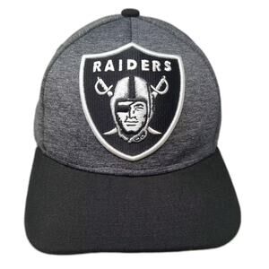 New Era NFL Las Vegas Raiders 9FIFTY Snapback Hat Gray Black Shield OSFM